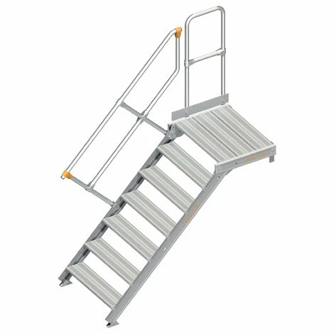 Layher 112 Treppe Mit Plattform 45° 80cm 7 Stufen 3 Layher 112 Treppe Mit Plattform 45° 80cm 7 Stufen