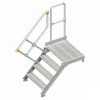 Layher 112 Treppe Mit Plattform 45° 80cm 4 Stufen 1 Layher 112 Treppe Mit Plattform 45° 80cm 4 Stufen -Gerüste And Arbeitsplattformen Verkäufe 41375769 1