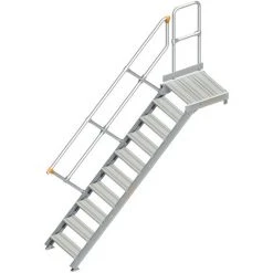Layher 112 Treppe Mit Plattform 45° 60cm 10 Stufen