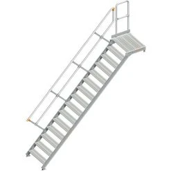 Layher 112 Treppe Mit Plattform 45° 80cm 15 Stufen