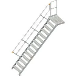 Layher 112 Treppe Mit Plattform 45° 80cm 14 Stufen