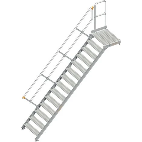 Layher 112 Treppe Mit Plattform 45° 80cm 14 Stufen 3 Layher 112 Treppe Mit Plattform 45° 80cm 14 Stufen
