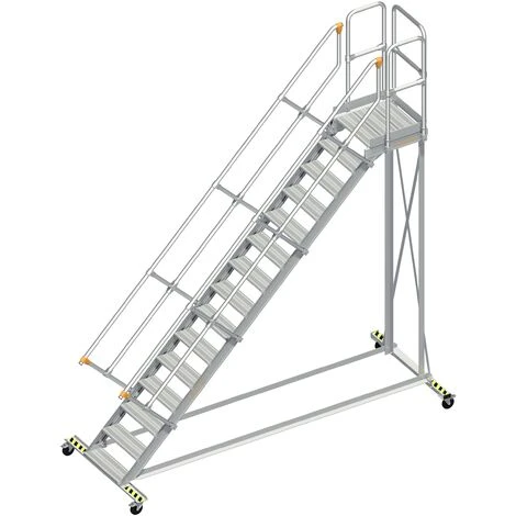 Layher 113 Wartungsbühne 45° 60cm 15 Stufen 3 Layher 113 Wartungsbühne 45° 60cm 15 Stufen