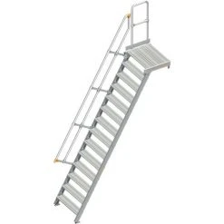 Layher 112 Treppe Mit Plattform 60° 80cm 14 Stufen
