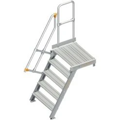 Layher 112 Treppe Mit Plattform 60° 80cm 5 Stufen