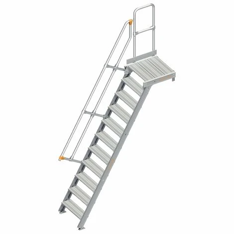 Layher 112 Treppe Mit Plattform 60° 60cm 11 Stufen 3 Layher 112 Treppe Mit Plattform 60° 60cm 11 Stufen
