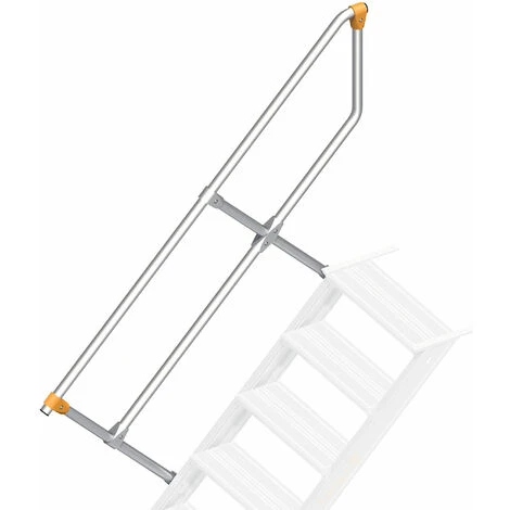 Layher Handlauf Für Treppe Mit Plattform 60° 6 Stufen 3 Layher Handlauf Für Treppe Mit Plattform 60° 6 Stufen