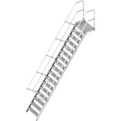 Layher 112 Treppe Mit Plattform 60° 80cm 17 Stufen
