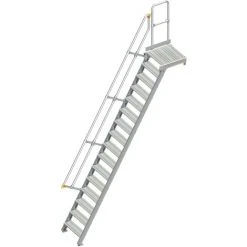 Layher 112 Treppe Mit Plattform 60° 60cm 16 Stufen