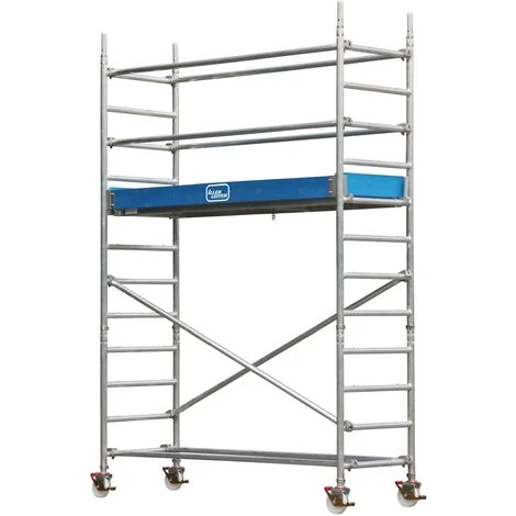 ILLER LEITER Iller Fahrgerüst Mit Fahrbalken 2,20x0,75m Und 200mm Rollen Spindelbar 4,40m AH 3 ILLER LEITER Iller Fahrgerüst Mit Fahrbalken 2,20x0,75m Und 200mm Rollen Spindelbar 4,40m AH
