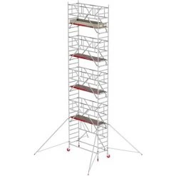 Altrex Fahrgerüst RS Tower 41 PLUS Aluminium Mit Safe-Quick® Und Holz-Plattform 10,20m AH Breit 0,90x1,85m