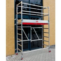 Altrex Klappgerüst RS Tower 54 Aluminium Fiber-Deck Plattform 0,75x1,85m Mit Safe-Quick 4,8m AH 9 Altrex Klappgerüst RS Tower 54 Aluminium Fiber-Deck Plattform 0,75x1,85m Mit Safe-Quick 4,8m AH -Gerüste And Arbeitsplattformen Verkäufe 48689595 4