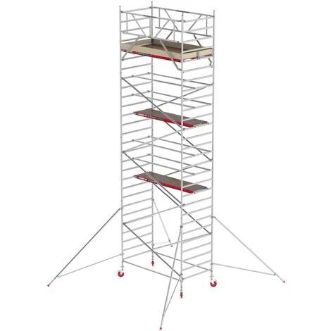 Altrex Fahrgerüst RS Tower 42 Aluminium Mit Holz-Plattform 7,20m AH 1,35x2,45m 3 Altrex Fahrgerüst RS Tower 42 Aluminium Mit Holz-Plattform 7,20m AH 1,35x2,45m