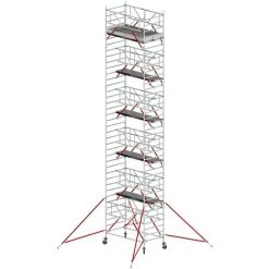 Altrex Fahrgerüst RS Tower 52-S Aluminium Mit Safe-Quick Und Holz-Plattform 12,20m AH 1,35x2,45m