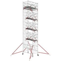 Altrex RS Tower 55-S Mit Safe-Quick® 10,8m Arbeitshöhe Holz-Plattform 3,05m
