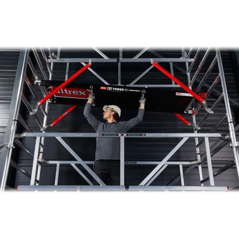 Altrex Fahrgerüst RS Tower 52-S Aluminium Mit Safe-Quick Und Holz-Plattform 14,20m AH 1,35x1,85m 6 Altrex Fahrgerüst RS Tower 52-S Aluminium Mit Safe-Quick Und Holz-Plattform 14,20m AH 1,35x1,85m - Image 4