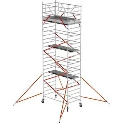 Altrex Fahrgerüst RS Tower 52 Aluminium Mit Holz-Plattform 8,20m AH 1,35x3,05m