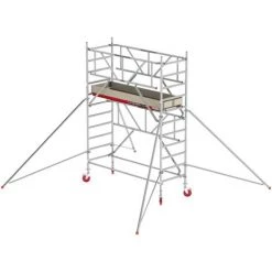Altrex Fahrgerüst RS Tower 41 PLUS Aluminium Mit Safe-Quick® Und Holz-Plattform 4,20m AH Breit 0,90x1,85m