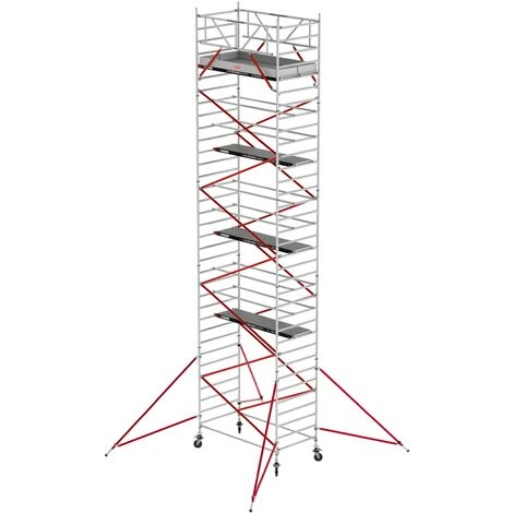 Altrex Fahrgerüst RS Tower 52 Aluminium Mit Fiber-Deck Plattform 12,20m AH 1,35x2,45m 3 Altrex Fahrgerüst RS Tower 52 Aluminium Mit Fiber-Deck Plattform 12,20m AH 1,35x2,45m