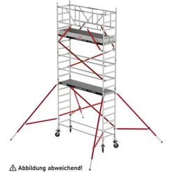 Altrex Fahrgerüst RS Tower 51 Aluminium Mit Holz-Plattform 5,20m AH Schmal 0,75x1,85m