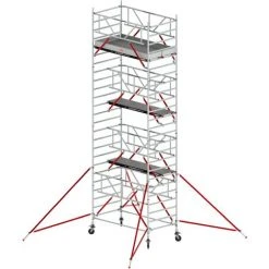 Altrex Fahrgerüst RS Tower 52-S Aluminium Mit Safe-Quick Und Fiber-Deck Plattform 8,20m AH 1,35x3,05m