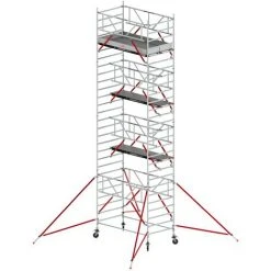 Altrex Fahrgerüst RS Tower 52-S Aluminium Mit Safe-Quick Und Holz-Plattform 9,20m AH 1,35x1,85m