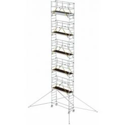 G&UUML;NZBURGER STEIGTECHNIK Günzburger Rollgerüst SG Mit Ausleger 0,75x2,45m Plattform 12,35m AH