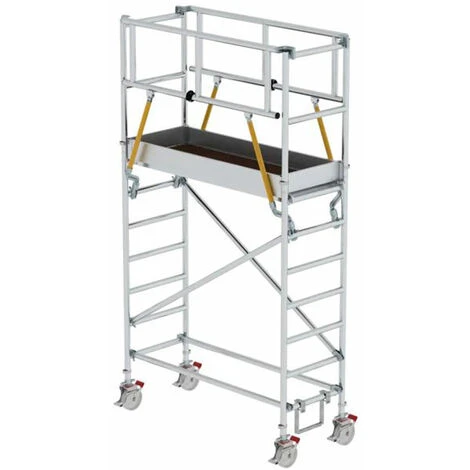GÜNZBURGER STEIGTECHNIK Günzburger Rollgerüst SG 0,75x1,80m Plattform 4,51m AH 3 GÜNZBURGER STEIGTECHNIK Günzburger Rollgerüst SG 0,75x1,80m Plattform 4,51m AH