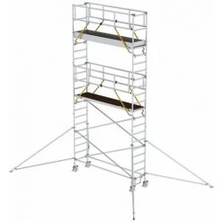 G&UUML;NZBURGER STEIGTECHNIK Günzburger Rollgerüst SG Mit Ausleger 0,75x3,00m Plattform 7,59m AH