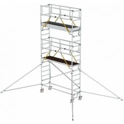 G&UUML;NZBURGER STEIGTECHNIK Günzburger Rollgerüst SG Mit Ausleger 0,75x2,45m Plattform 6,47m AH