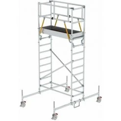 G&UUML;NZBURGER STEIGTECHNIK Günzburger Rollgerüst SG 0,75x2,45m Plattform 6,66m AH