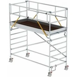 G&UUML;NZBURGER STEIGTECHNIK Günzburger Rollgerüst SG Mit Doppelplattform 1,35x3,00m Plattform 4,51m AH