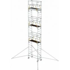 G&UUML;NZBURGER STEIGTECHNIK Günzburger Rollgerüst SG Mit Ausleger 0,75x1,80m Plattform 9,55m AH