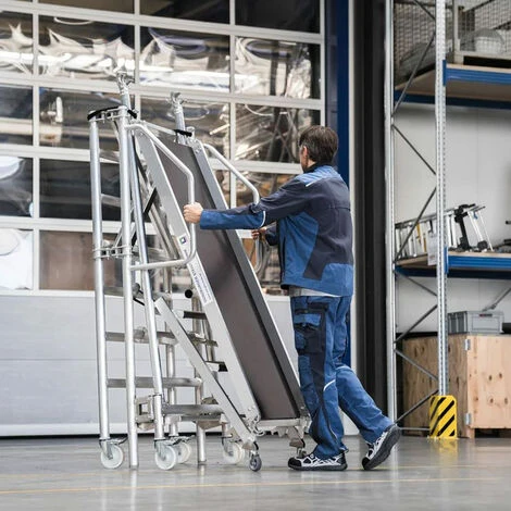 GÜNZBURGER STEIGTECHNIK Günzburger Montageplattform Mit Treppenzustieg 3m AH 7 GÜNZBURGER STEIGTECHNIK Günzburger Montageplattform Mit Treppenzustieg 3m AH - Image 5