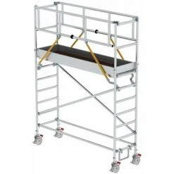 G&UUML;NZBURGER STEIGTECHNIK Günzburger Rollgerüst SG 0,75x2,45m Plattform 4,51m AH