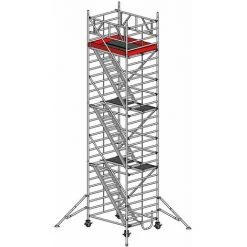 Euroline Gerüst 9523 Mit Auslegern 1,50x1,80m Und Treppenaufgang 8,50m AH
