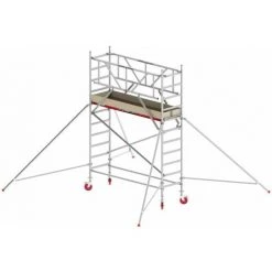 Altrex RS TOWER 41, Holzplattform 0,75m X 2,45m Arbeitshöhe 4,2 M