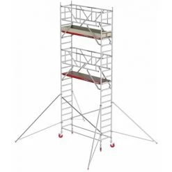 Altrex RS TOWER 41, Holzplattform 0,75m X 2,45m, Mit Safe-Quick Arbeitshöhe 7,2 M