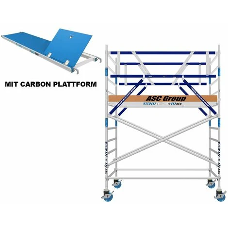 ASC Group AGS Rollgerüst 135x305x2,3ph Carbon - Zweiseitig 3 ASC Group AGS Rollgerüst 135x305x2,3ph Carbon - Zweiseitig