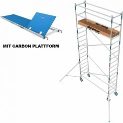 ASC Group ASC Rollgerüst 135x305x4,3ph Carbon