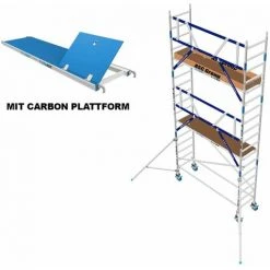 ASC Group AGS Rollgerüst 75x190x4,3ph Carbon - Einseitig