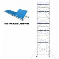 ASC Group AGS Rollgerüst 135x190x12,3ph Carbon - Einseitig