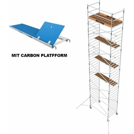 ASC Group ASC Rollgerüst 135x305x12,3ph Carbon 3 ASC Group ASC Rollgerüst 135x305x12,3ph Carbon