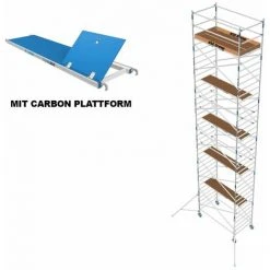 ASC Group ASC Rollgerüst 135x250x10m Ph - Carbon
