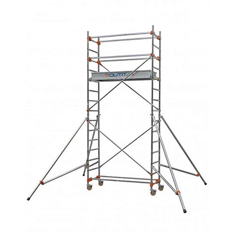 GERUEST EXPERTEN Rollgerüst Aus Alu, Länge 1,57m, 1 Bühne 134x55cm Aus Alu/Holz Mit Fußleisten Aus Alu, Bühnehöhe 1,80m, 4 Ausleger, Durchstiegsklappe, Verriegelung - 513312 3 GERUEST EXPERTEN Rollgerüst Aus Alu, Länge 1,57m, 1 Bühne 134x55cm Aus Alu/Holz Mit Fußleisten Aus Alu, Bühnehöhe 1,80m, 4 Ausleger, Durchstiegsklappe, Verriegelung - 513312