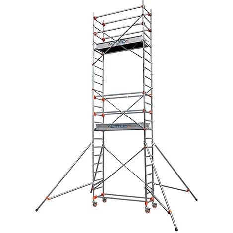 GERUEST EXPERTEN Rollgerüst Aus Alu, Länge 1,57m, 1 Bühne 134x55cm Aus Alu/Holz Mit Fußleisten Aus Alu, Bühnehöhe 1,80m, 4 Ausleger, Durchstiegsklappe, Verriegelung - 513312 4 GERUEST EXPERTEN Rollgerüst Aus Alu, Länge 1,57m, 1 Bühne 134x55cm Aus Alu/Holz Mit Fußleisten Aus Alu, Bühnehöhe 1,80m, 4 Ausleger, Durchstiegsklappe, Verriegelung - 513312 - Image 2