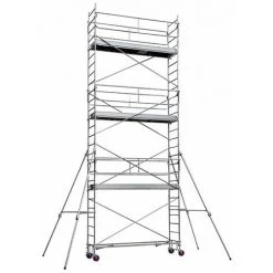GERUEST EXPERTEN Rollgerüst Aus Stahl - Maxi Arbeitshöhe 4.60m - 8330032