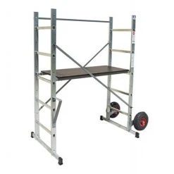 HAILO Gartengerüst Mit 2 Rollen - Arbeitshöhe 2.88m Maxi - 9473-951