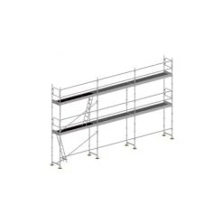 GERUEST EXPERTEN Gerüst 60m² - Struktur Allein - Strebe Version - DUO60-S