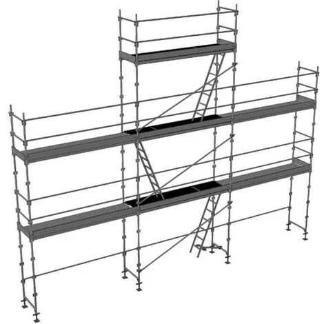 GERUEST EXPERTEN Gerüst 68m² - Struktur + Plattformen - Strebe Version - DUO68-PI-SP 3 GERUEST EXPERTEN Gerüst 68m² - Struktur + Plattformen - Strebe Version - DUO68-PI-SP